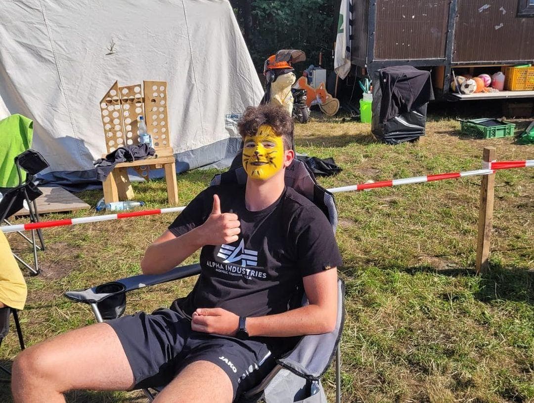 Foto vom Zeltlager 2021 der KjG Dalum