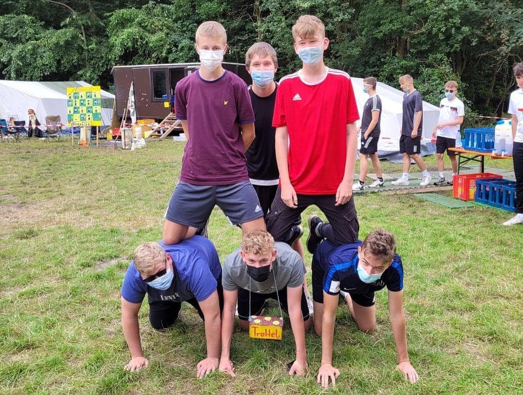 Foto vom Zeltlager 2021 der KjG Dalum