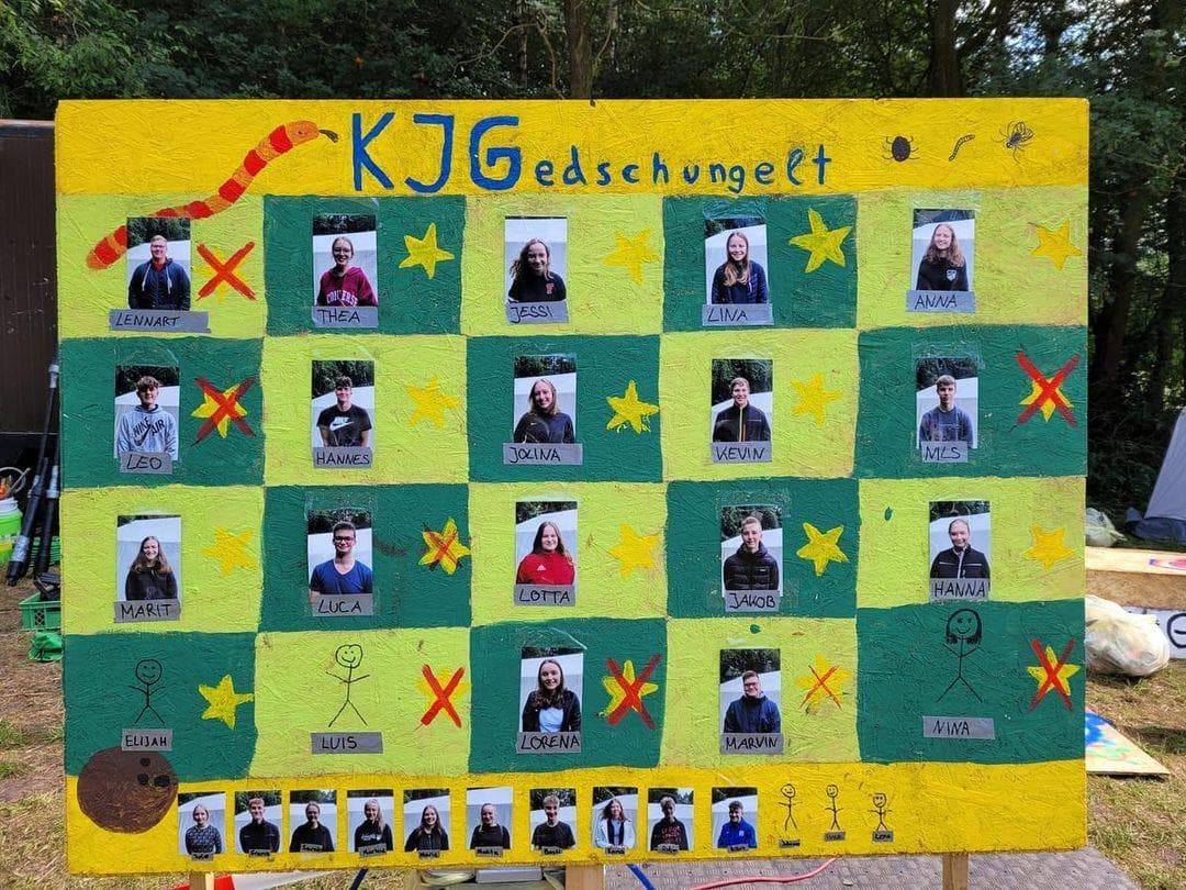 Foto vom Zeltlager 2021 der KjG Dalum
