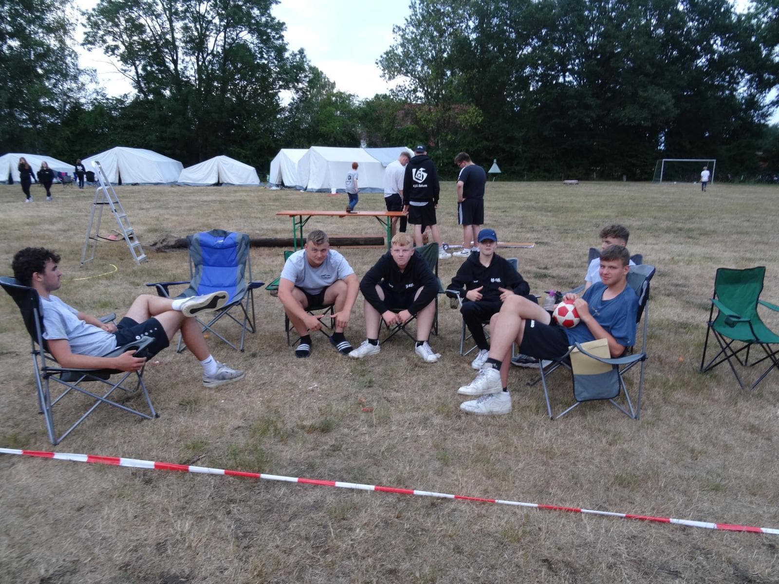 Foto vom Zeltlager 2022 der KjG Dalum