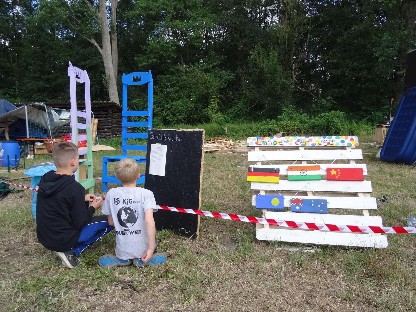 Foto vom Zeltlager 2022 der KjG Dalum