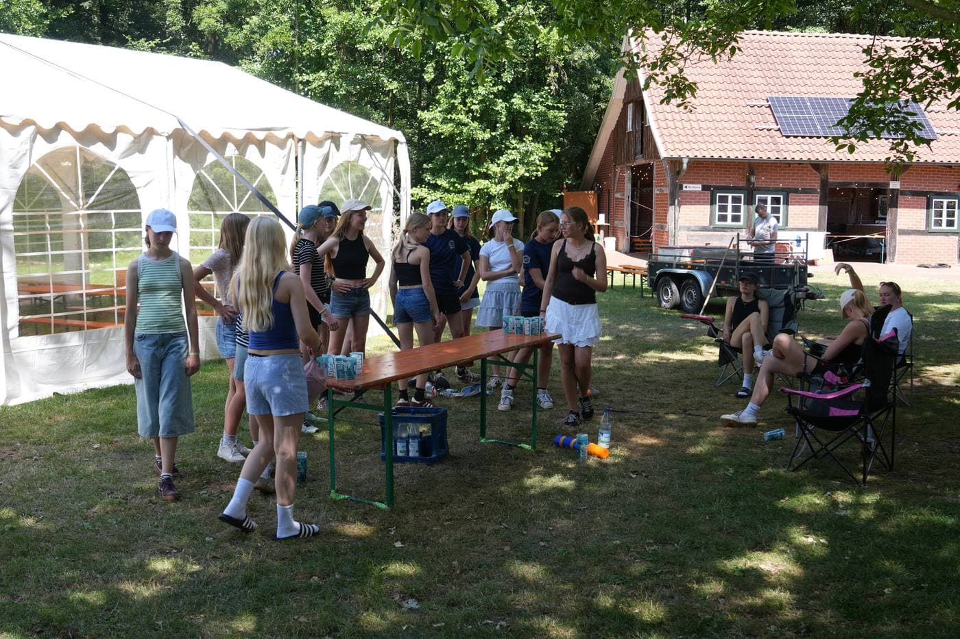 Foto vom Zeltlager 2026 der KjG Dalum