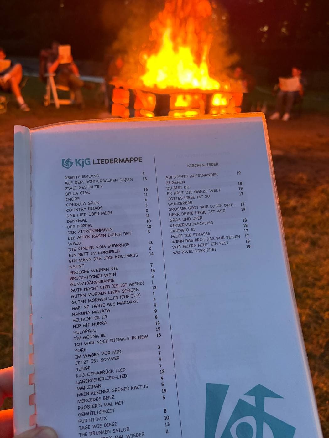 Foto vom Zeltlager 2026 der KjG Dalum